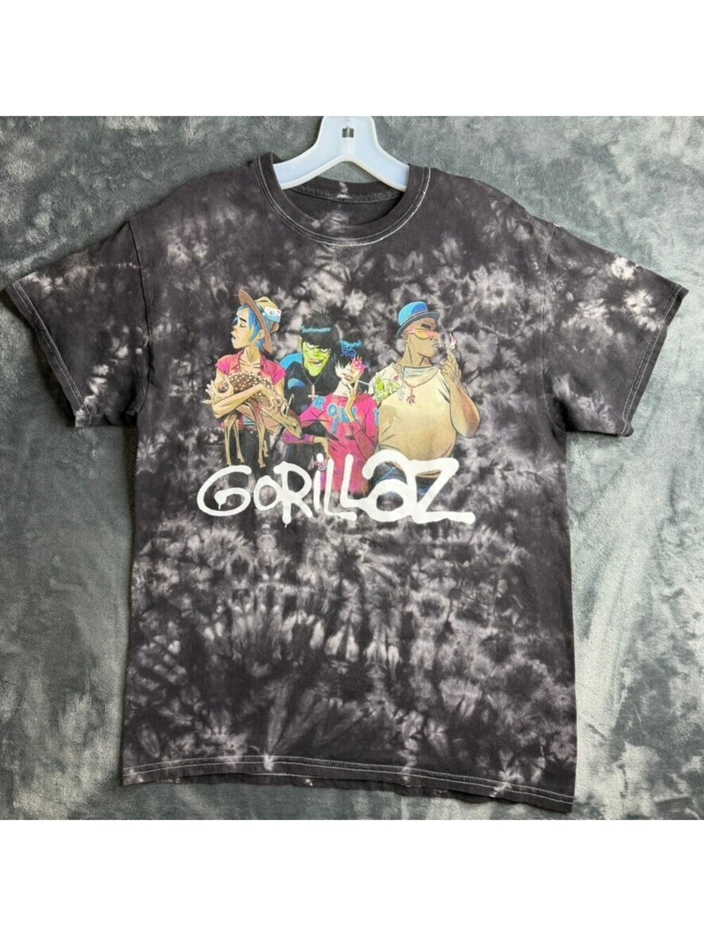 Gorillaz Tye Dye Band T-shirt See Measurements For Sizing No Tag